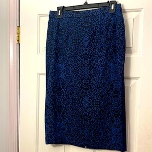 Navy and black skirt